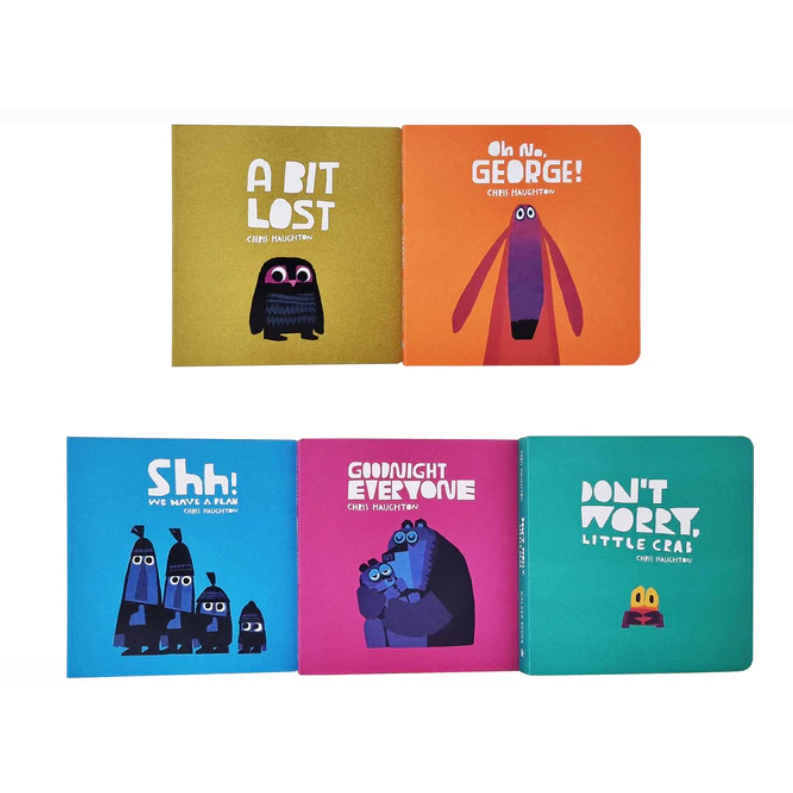 贈音檔5冊硬頁書合集書盒裝🍀A Chris Haughton Board Book Collection 🍀缺書店-細節圖8