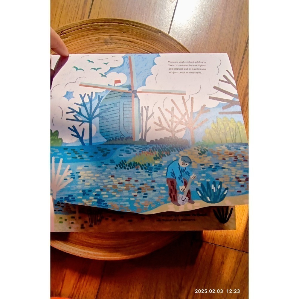英文立體書 A POP UP BOOK :VINCENT VAN GOGH 文森·梵谷的生平和25幅作品🍀缺書店-細節圖2