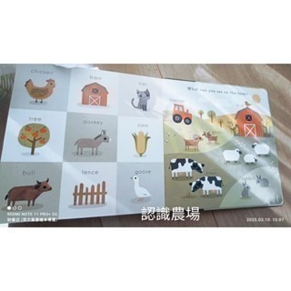 英文啟蒙繪本Baby Play FARM浮凸立體設計+顏色+形狀+數數+農場動物+找找看+畫風柔和🍀缺書店-細節圖2