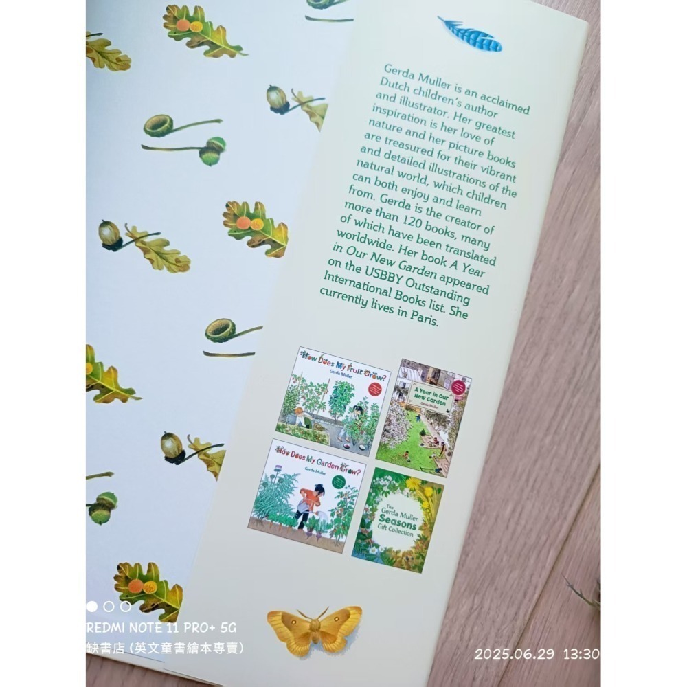 精裝英文繪本A Year Around the Great Oak🍀Gerda Muller畫風復古細膩🍀缺書店-細節圖2