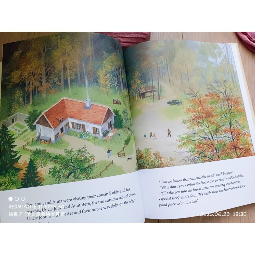 精裝英文繪本A Year Around the Great Oak🍀Gerda Muller畫風復古細膩🍀缺書店-細節圖4