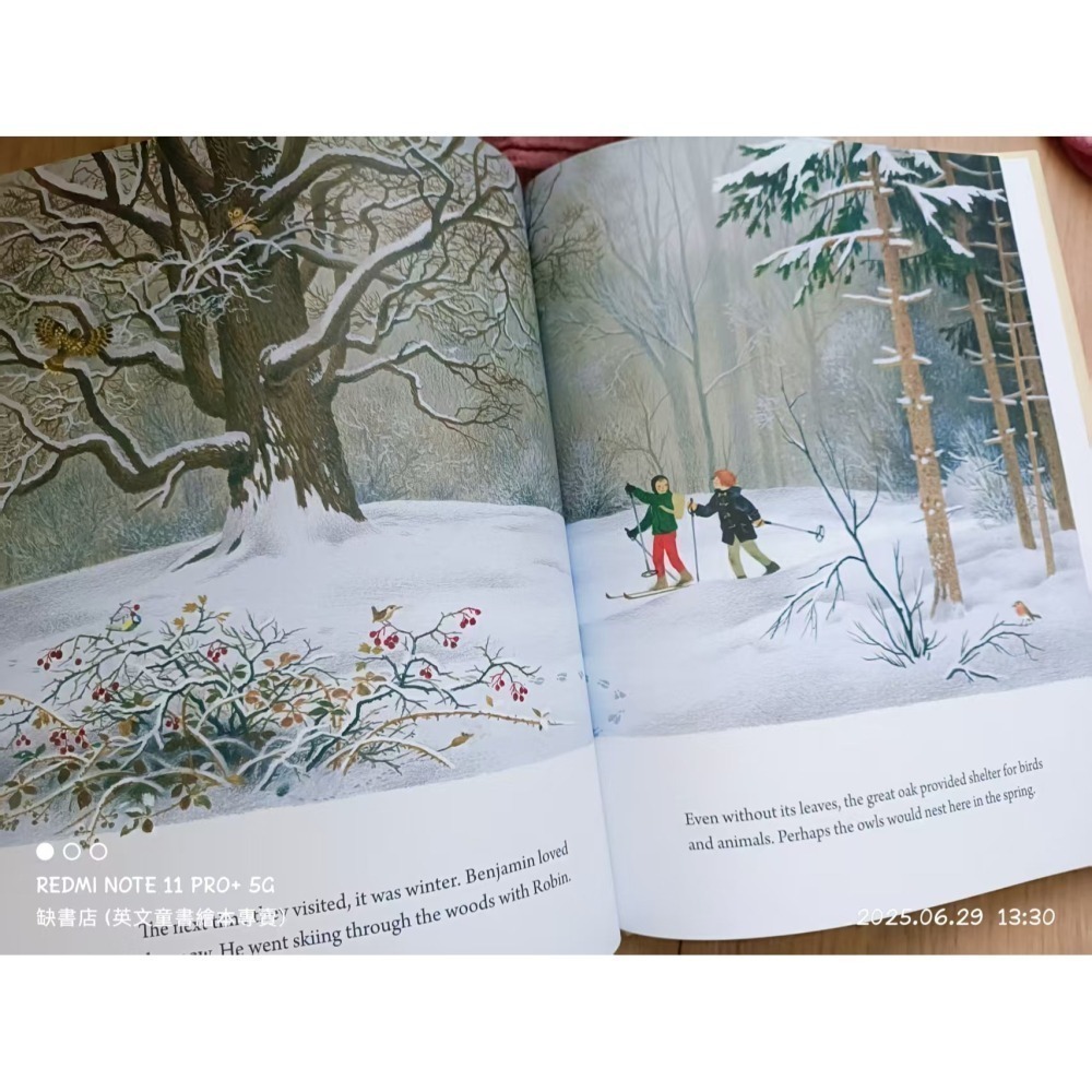 精裝英文繪本A Year Around the Great Oak🍀Gerda Muller畫風復古細膩🍀缺書店-細節圖7