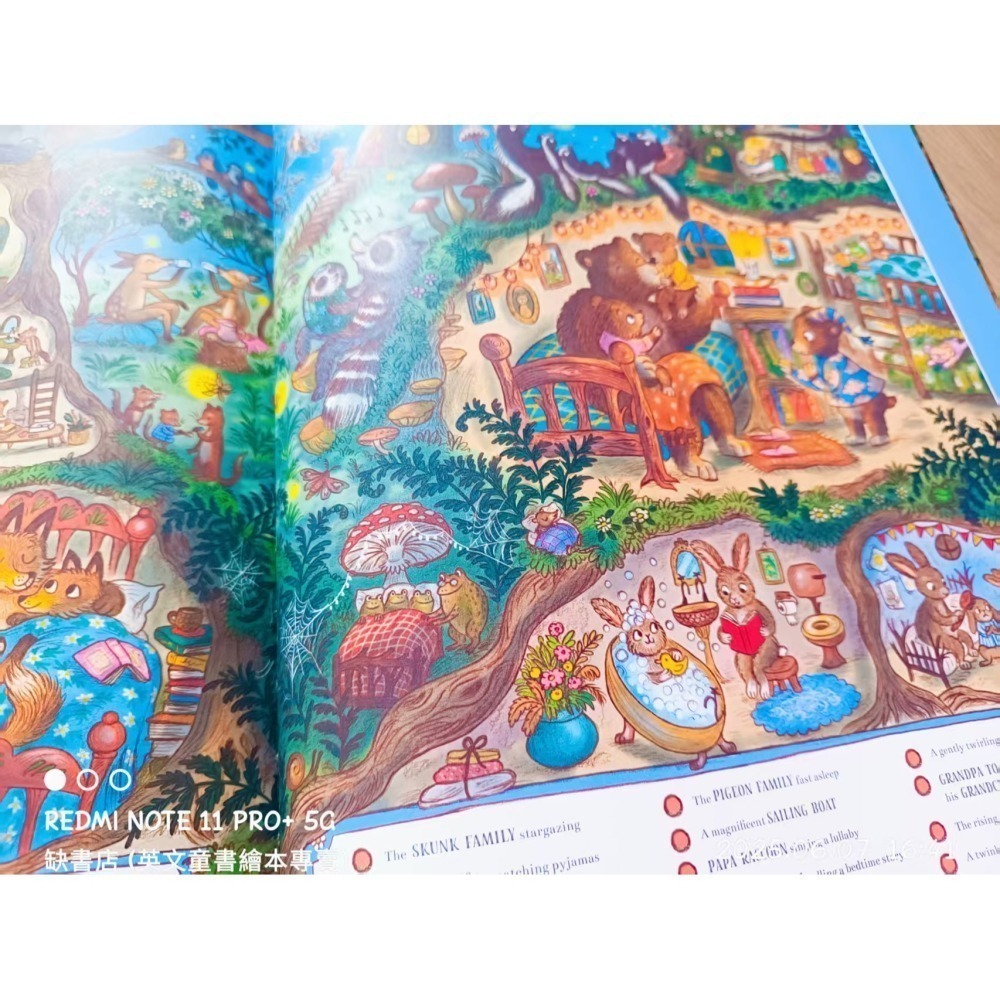 精裝英文繪本🍀It＇s Busy Down in the Woods Todays尋找超過100個隱藏物品🍀缺書店-細節圖4