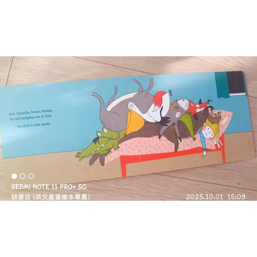 幽默英文繪本🍀So tired so wide awake🍀 Susanne Strasser🍀缺書店-細節圖6