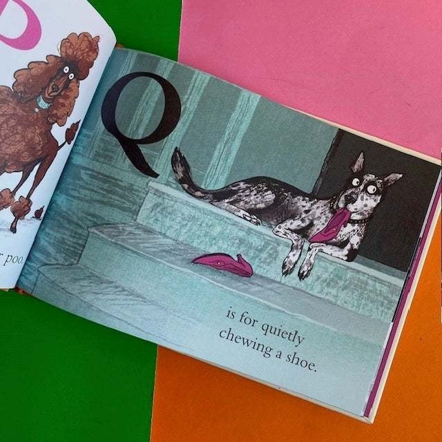 幽默逗趣的精裝英文繪本🍀D Is for Dog🍀狗狗主題的字母書【押韻文字】Sara Ogilvie🍀缺書店-細節圖7