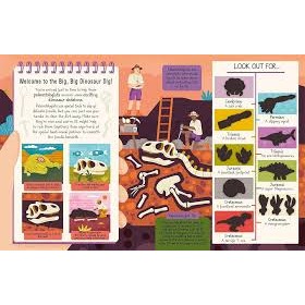英文硬頁書🍀The Big, Big Dinosaur Dig 通俗易懂的方式介紹古生物學的概念+恐龍主題🍀缺書店-細節圖2