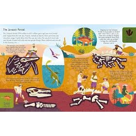 英文硬頁書🍀The Big, Big Dinosaur Dig 通俗易懂的方式介紹古生物學的概念+恐龍主題🍀缺書店-細節圖3