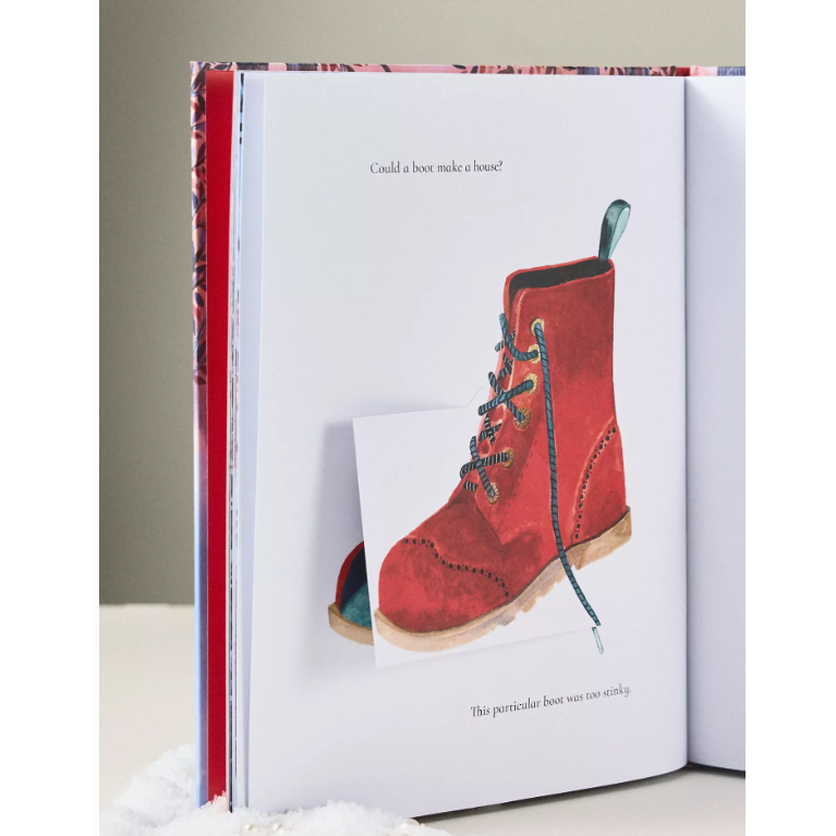 精裝英文繪本The House with the Little Red Door 🍀22個驚喜翻頁互動設計🍀缺書店-細節圖3