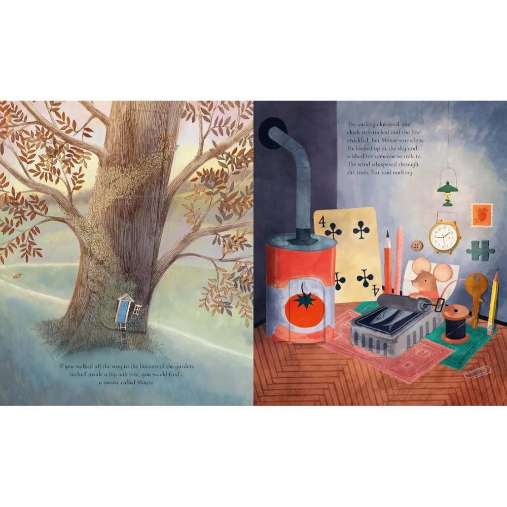 精裝英文繪本The House with the Little Red Door 🍀22個驚喜翻頁互動設計🍀缺書店-細節圖7