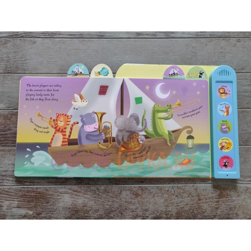 Usborne英文硬頁發聲書🍀Noisy Orchestra🍀適合幼兒的精彩管弦樂入門讀物🍀缺書店-細節圖6