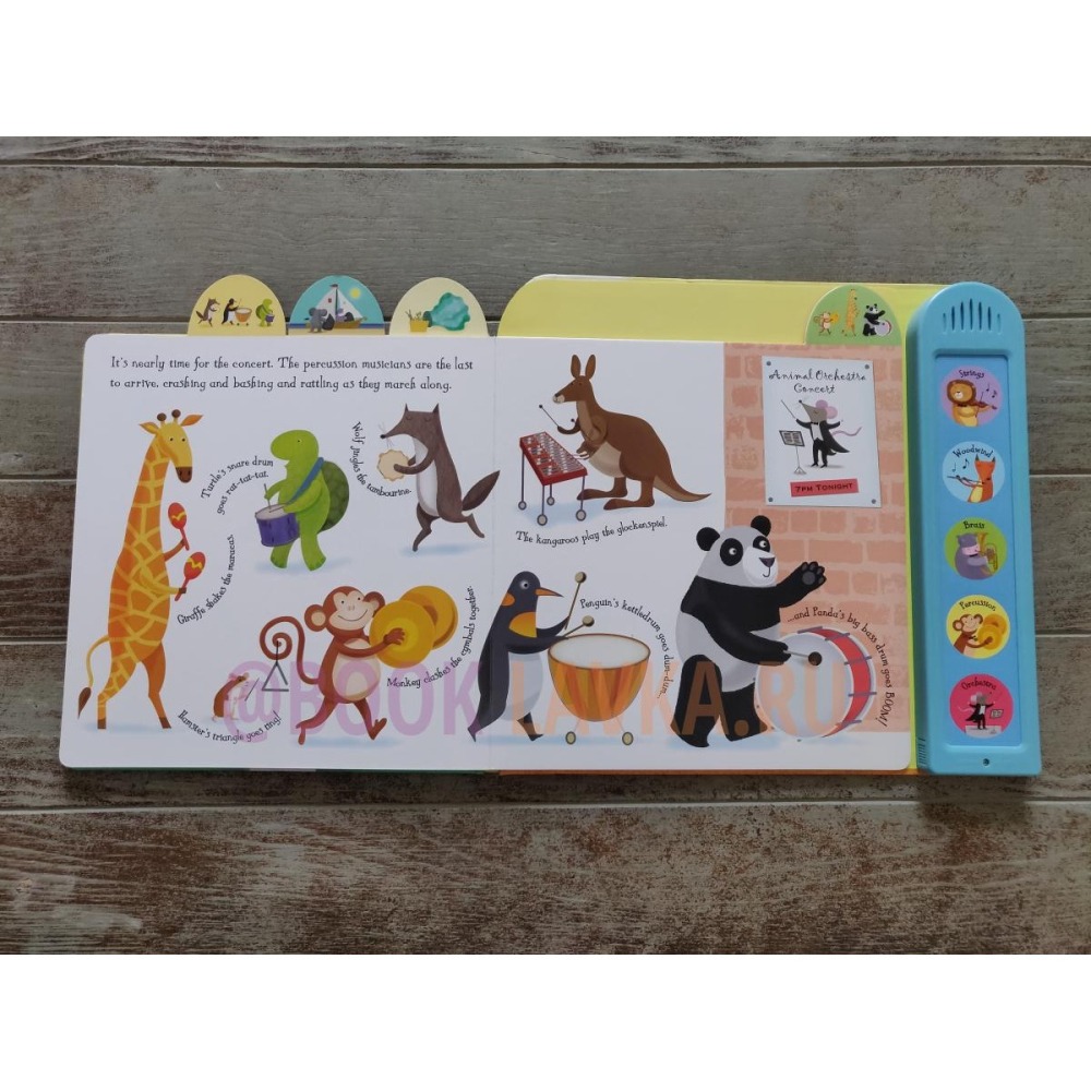 Usborne英文硬頁發聲書🍀Noisy Orchestra🍀適合幼兒的精彩管弦樂入門讀物🍀缺書店-細節圖8