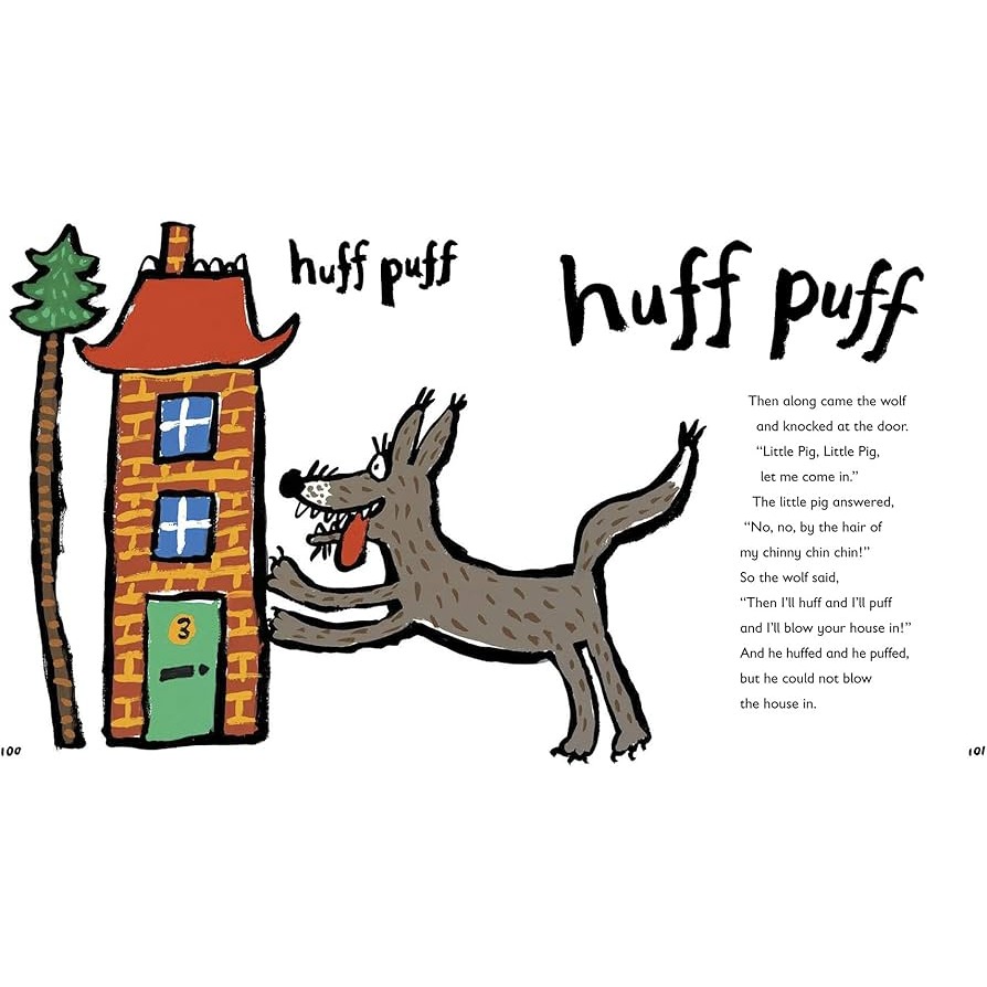 大開本英文繪本Yummy: My Favourite Nursery Stories🍀 Lucy Cousins缺書店-細節圖5