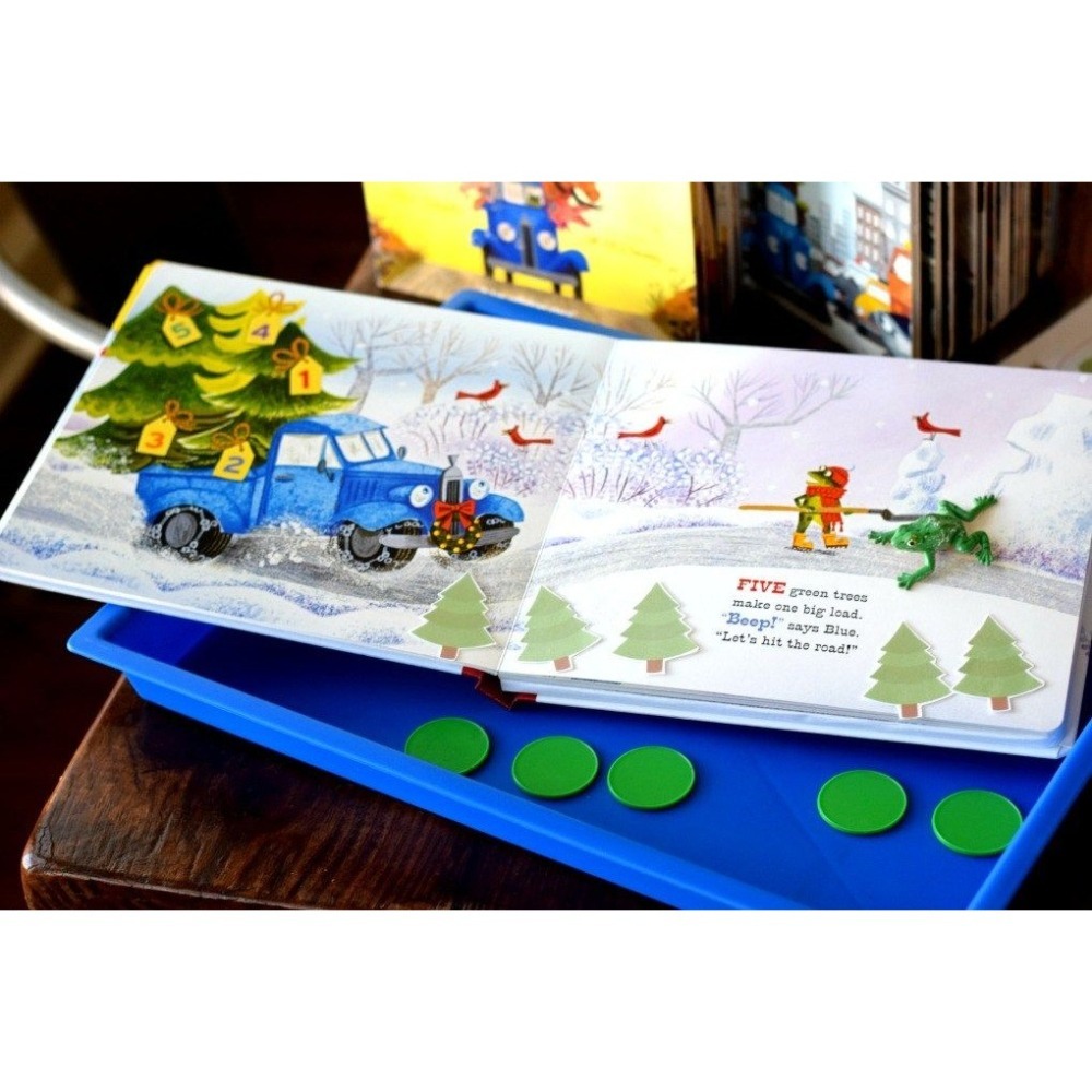 【贈音檔】聖誕主題英文繪本🍀Little Blue Truck＇s Christmas藍色小卡車系列🍀缺書店-細節圖2