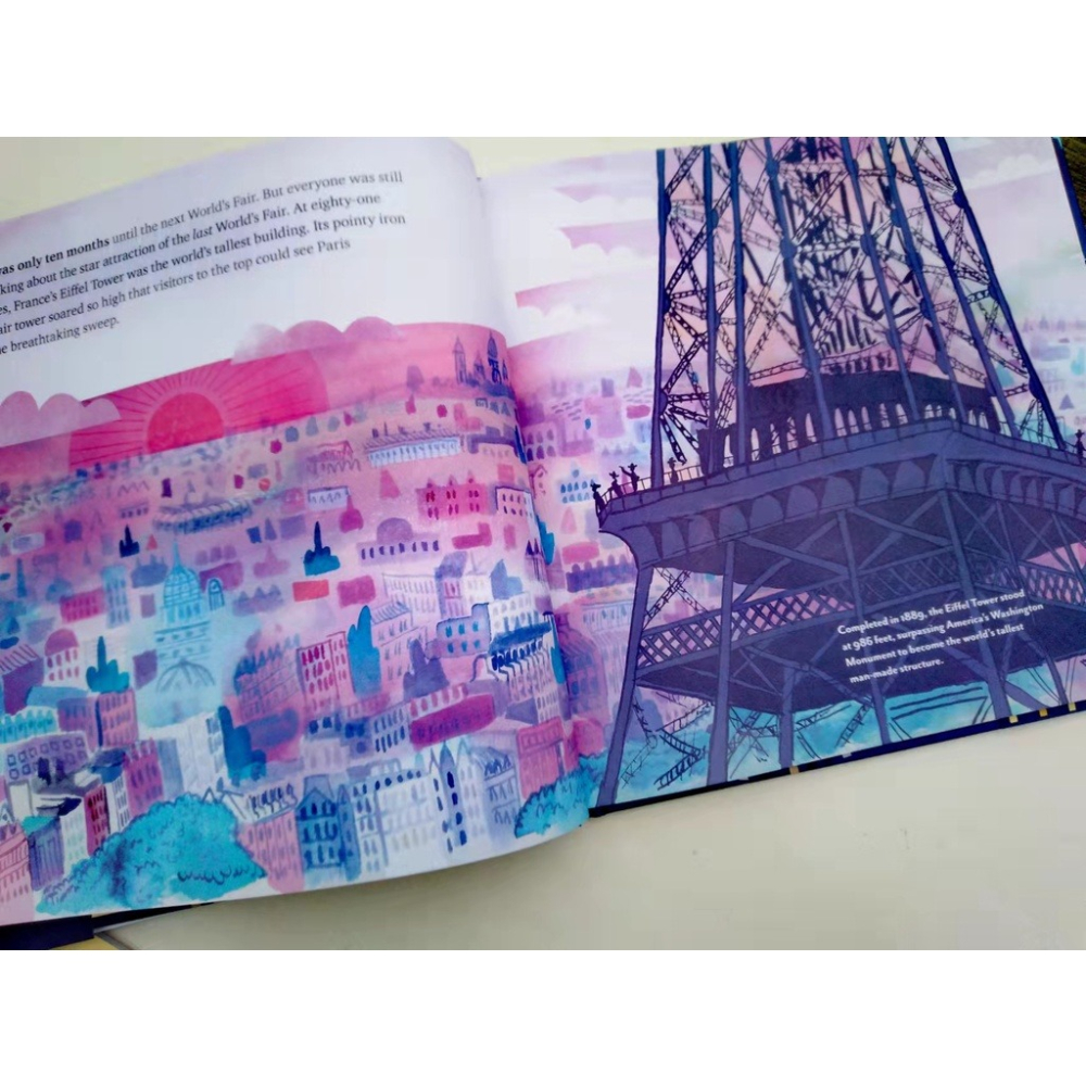 贈音檔🍀精裝英文傳記繪本Mr. Ferris and His Wheel摩天輪的發明 Amazon編輯精選🍀缺書店-細節圖4