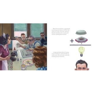 精裝英文傳記繪本🍀Flip! How the Frisbee Took Flight🍀飛盤發明者🍀缺書店-細節圖4