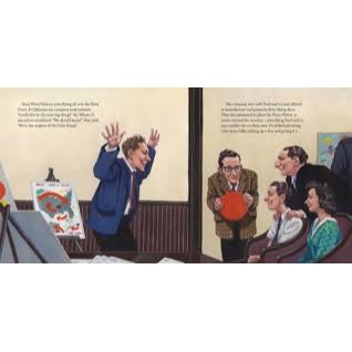 精裝英文傳記繪本🍀Flip! How the Frisbee Took Flight🍀飛盤發明者🍀缺書店-細節圖6