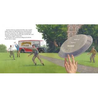 精裝英文傳記繪本🍀Flip! How the Frisbee Took Flight🍀飛盤發明者🍀缺書店-細節圖7