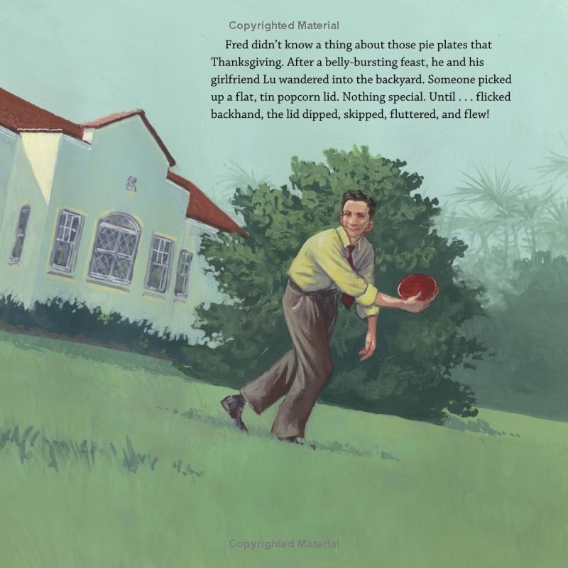 精裝英文傳記繪本🍀Flip! How the Frisbee Took Flight🍀飛盤發明者🍀缺書店-細節圖9