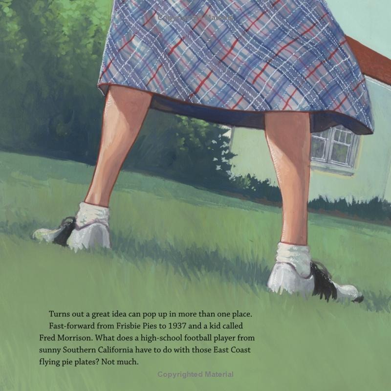 精裝英文傳記繪本🍀Flip! How the Frisbee Took Flight🍀飛盤發明者🍀缺書店-細節圖10