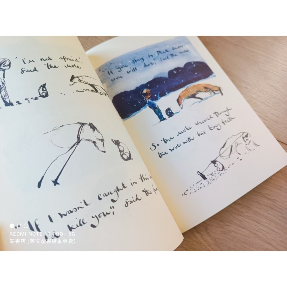 贈作者朗讀的有聲書🍀精裝英文The Boy, the Mole, the Fox and the Horse 缺書店-細節圖10