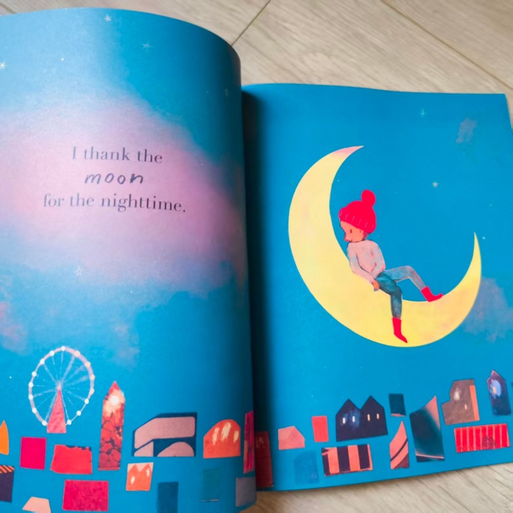 英文暖心繪本🍀Thank You明亮柔和的水彩/拼貼創作+萬物恩典 珍惜感謝🍀Jarvis🍀缺書店-細節圖4