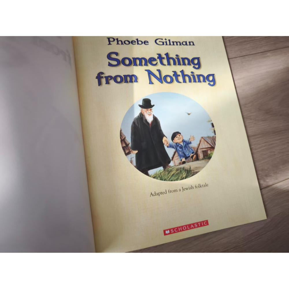 現貨【贈音檔】親子共讀經典英文繪本🧵Something from Nothing🧵珍惜+想像力創造力成長教育🍀缺書-細節圖2