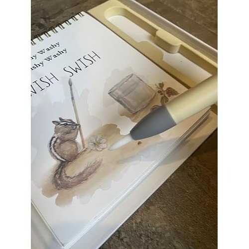 缺書店 Wishy Washy 水彩魔法書｜可重複使用水顯色｜認識英文單字與顏色｜幼兒益智遊戲書-細節圖5
