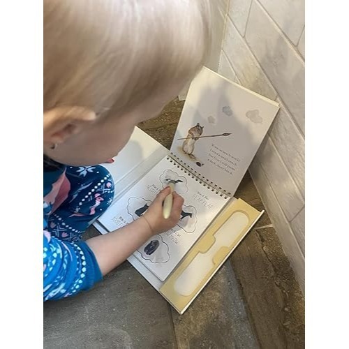 缺書店 Wishy Washy 水彩魔法書｜可重複使用水顯色｜認識英文單字與顏色｜幼兒益智遊戲書-細節圖10