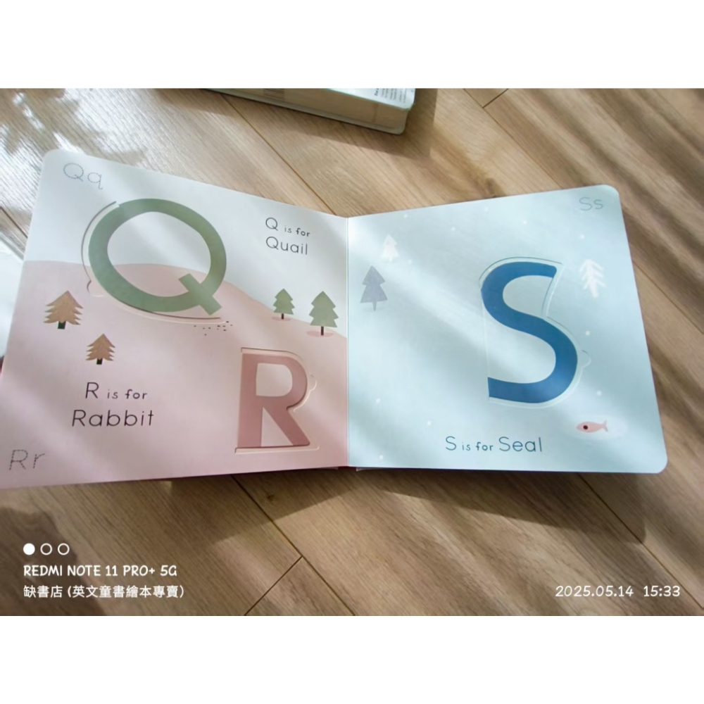 缺書店🍀英文字母動物書 A TO Z: An Alphabet of Animals 每頁有大片翻翻頁🍀海外補貨中-細節圖9