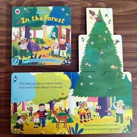 缺書店🌳英文互動硬頁操作書 Little world系列：In a Forest🌳 探索森林世界-細節圖2