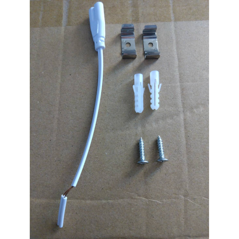 (現貨24hr寄出)LED T5 1尺雙孔層板燈 塑膠材質 一年保固 安裝簡單-細節圖2