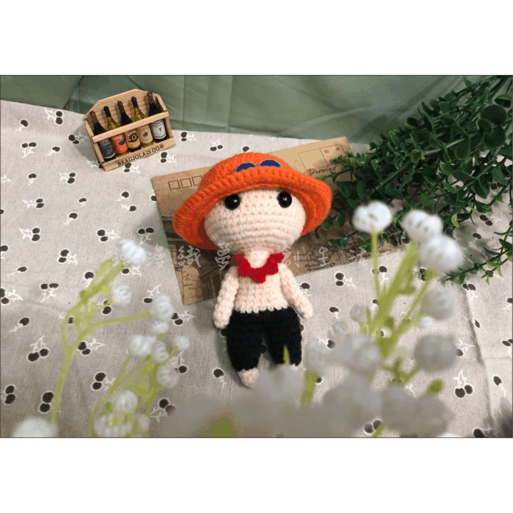 艾斯 成品 航海王 『漫漫織夢』 惡魔果實 海賊王 吊飾 擺飾 掛飾 交換禮 生日禮-細節圖2