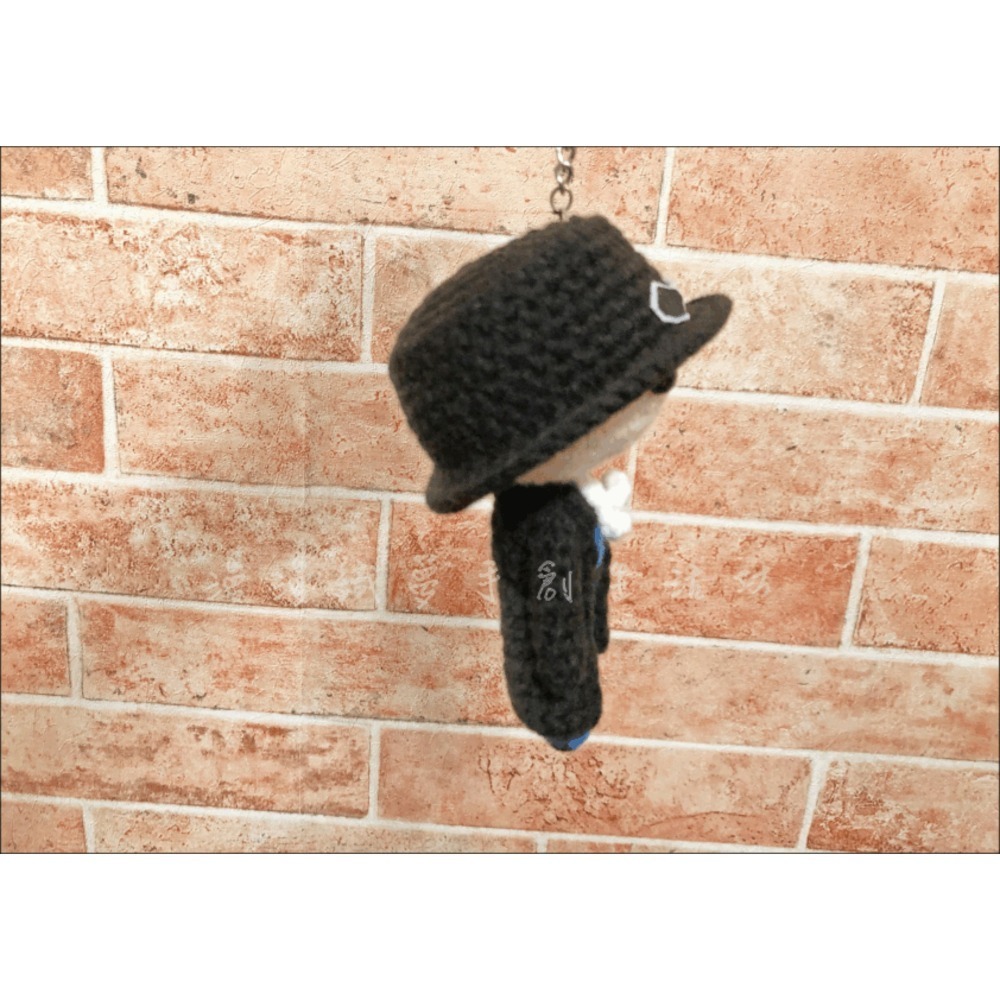 薩波 成品 炎帝 『漫漫織夢』 航海王 海賊王 煤灰果實 動漫 動畫 薩博 吊飾 擺飾 交換禮物-細節圖2