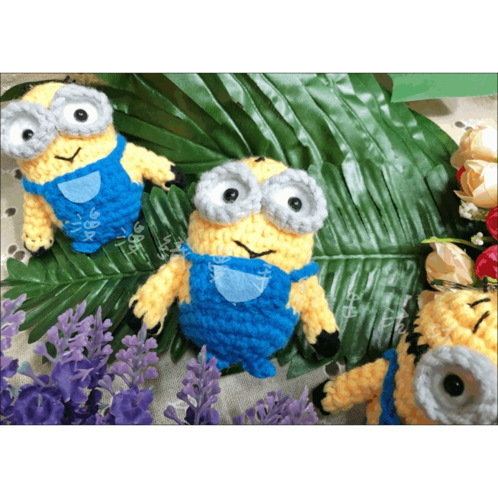 小小兵 成品 神偷奶爸 『漫漫織夢』 神偷奶爸 動畫 電影 編織 毛線 手創 吊飾 掛飾 婚禮小物-細節圖2