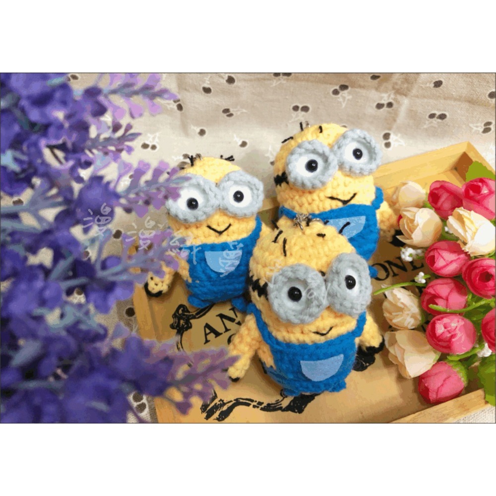 小小兵 成品 神偷奶爸 『漫漫織夢』 神偷奶爸 動畫 電影 編織 毛線 手創 吊飾 掛飾 婚禮小物-細節圖4