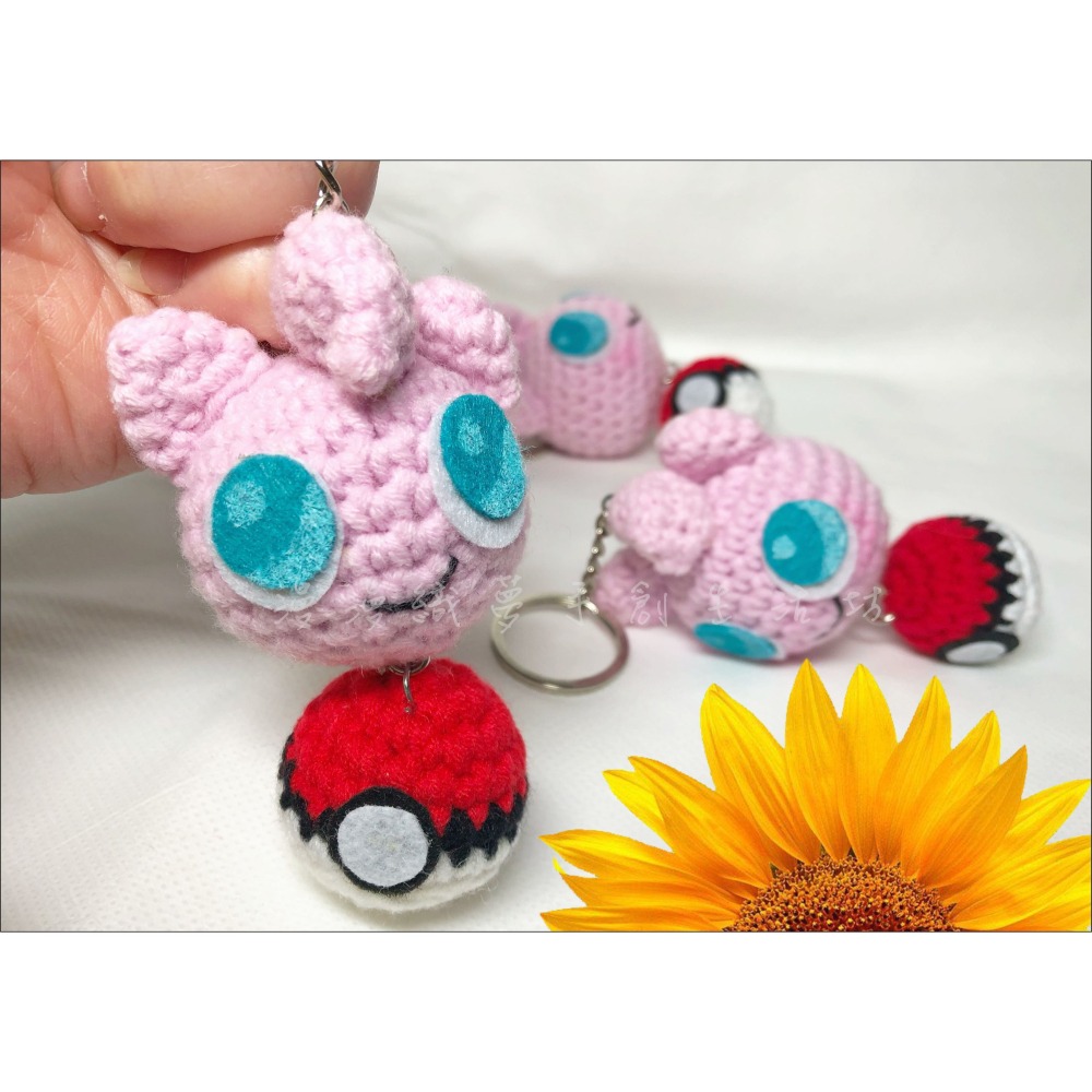 胖丁 寶可夢 寶貝球 成品 『漫漫織夢』 精靈 抓寶 掛件 動漫 神奇寶貝 pokemon-細節圖3