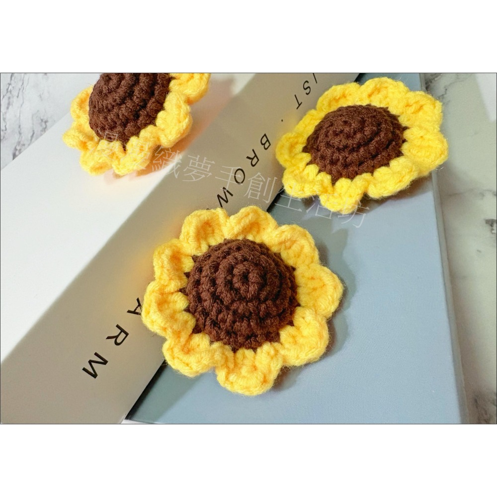 向日葵 吊飾 成品 掛件 『漫漫織夢』 手工編織 文青 手創 交換 禮物 贈品 生日禮-細節圖4