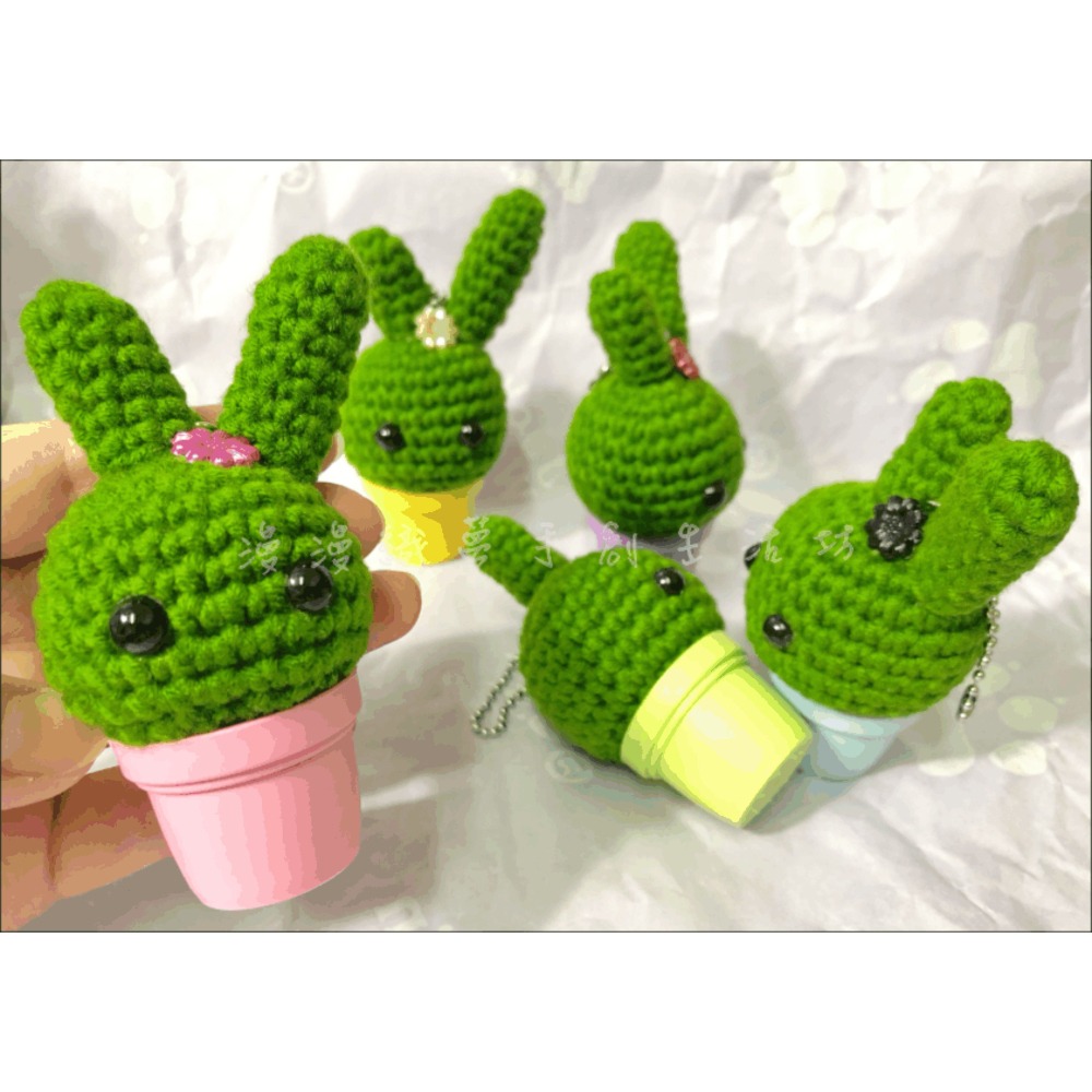 仙人掌 成品 1吋 盆栽 『漫漫織夢』 婚禮小物 吊飾 包包掛件 贈品 禮物 抽獎 送禮-細節圖3