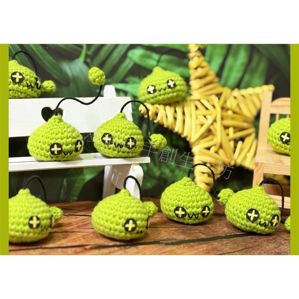 綠水靈 楓之谷 遊戲 成品 電動 手遊『漫漫織夢』 動漫 手創 毛線 編織 創意 鑰匙圈 吊飾 包包掛飾-細節圖4