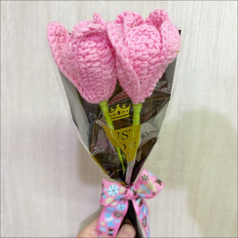 花束 成品 『漫漫織夢』 教師節 畢業禮 生日花束 交換禮物 永生 人造花 手工花 手織花 毛線花束 手工編織-規格圖6