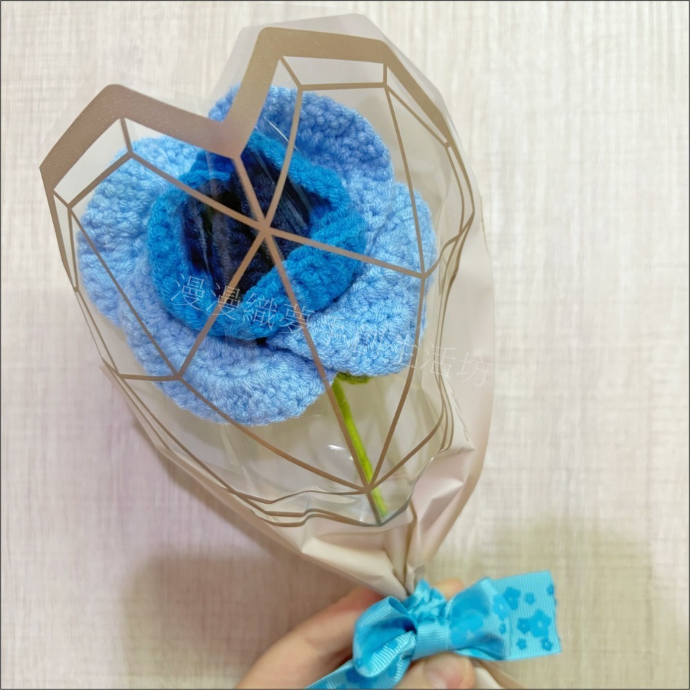 花束 成品 『漫漫織夢』 教師節 畢業禮 生日花束 交換禮物 永生 人造花 手工花 手織花 毛線花束 手工編織-規格圖6