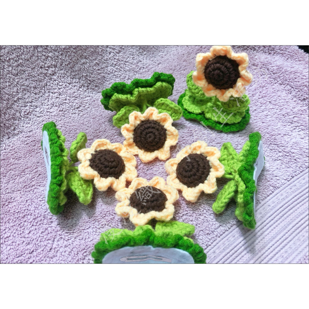 向日葵 髮夾 髮飾 成品 『漫漫織夢』 花朵 小花 太陽花 BB夾 兒童髮飾 成人立體邊夾  超熱賣 禮物 贈品-細節圖3