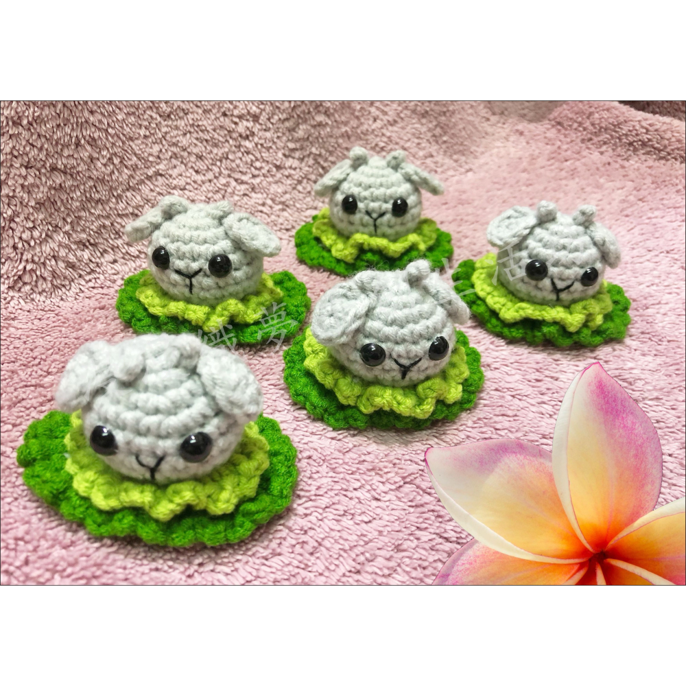 小灰羊 髮夾 髮飾 成品『漫漫織夢』 動物 羊咩咩 小羊 羊寶寶 bb夾 送禮 生日禮 立體夾-細節圖3