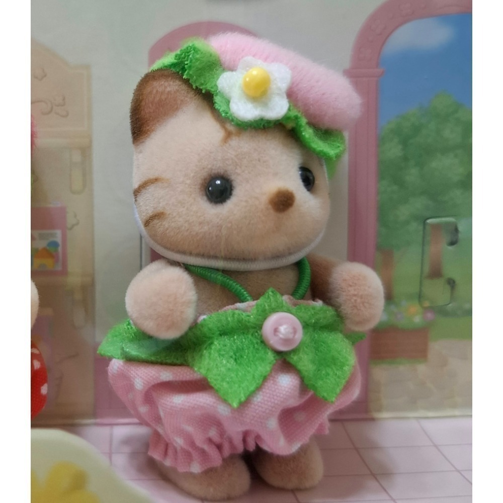 條紋貓裸娃（無衣服，有壓痕）