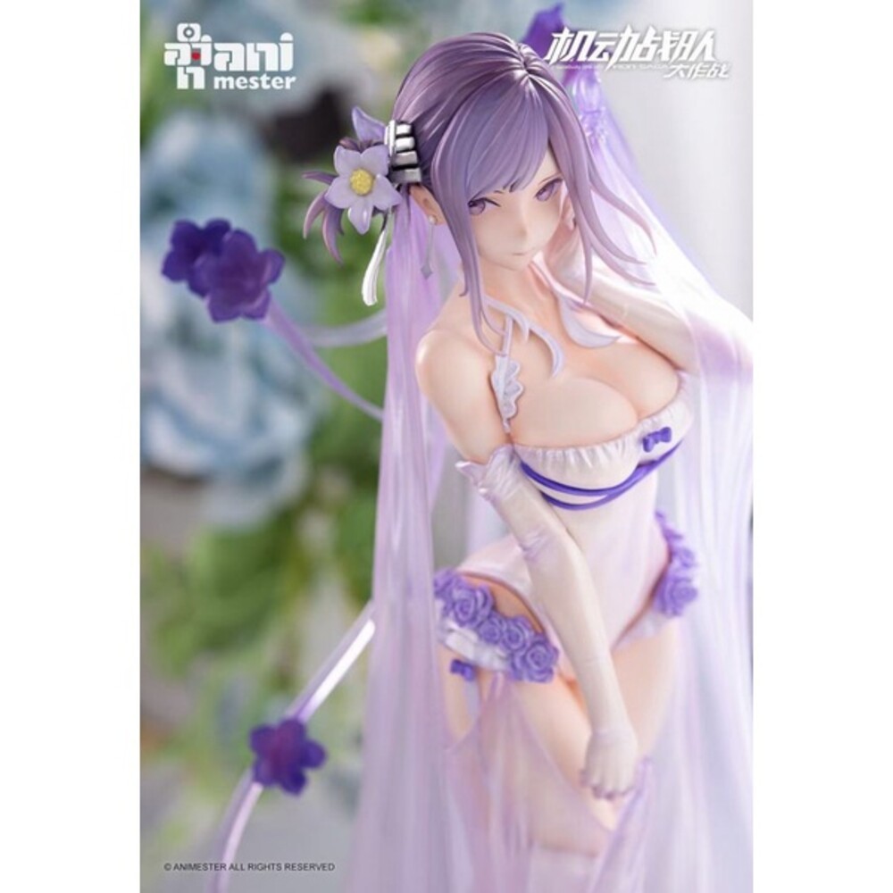 本玩社現貨 1/7 迪妮莎 花嫁Ver 機動戰隊 全新 正版 大漫匠 AniMester PVC 公仔-細節圖3