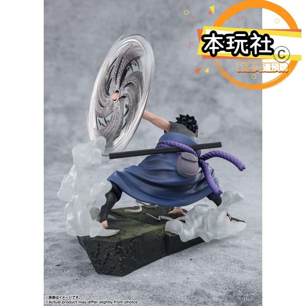 本玩社現貨 Figuarts ZERO 宇智波佐助 萬花筒血輪眼之光與闇 全新 正版 BANDAI 公仔-細節圖5