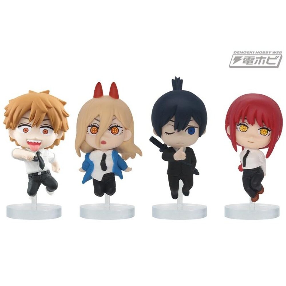 🔥現貨 扭蛋 鏈鋸人 套組 淀治 帕瓦 早川秋 瑪奇瑪 全新 正版 T-ARTS 跳躍 公仔 本玩社-規格圖6