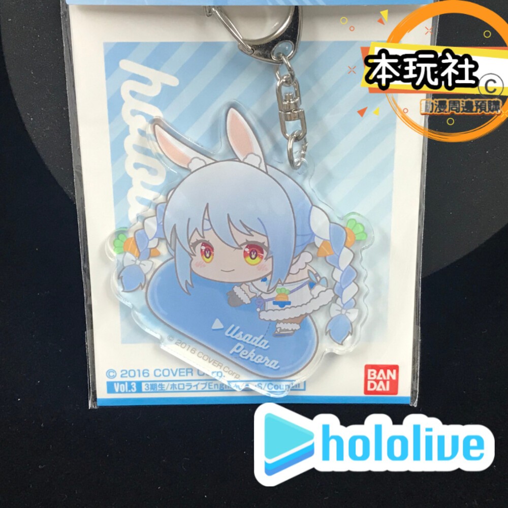 現貨 壓克力鑰匙圈 寶鐘瑪琳 HOLOLIVE HUG MEETS 全新 正版 BANDAI 動漫周邊 本玩社-規格圖5