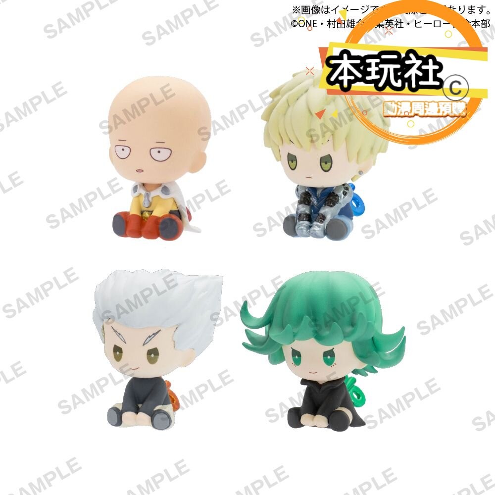 本玩社 現貨 扭蛋 一拳超人 四款一組 發條公仔 全新 正版 Bushiroad 轉蛋 盒玩 傑諾斯 龍卷 餓狼 公仔-細節圖7