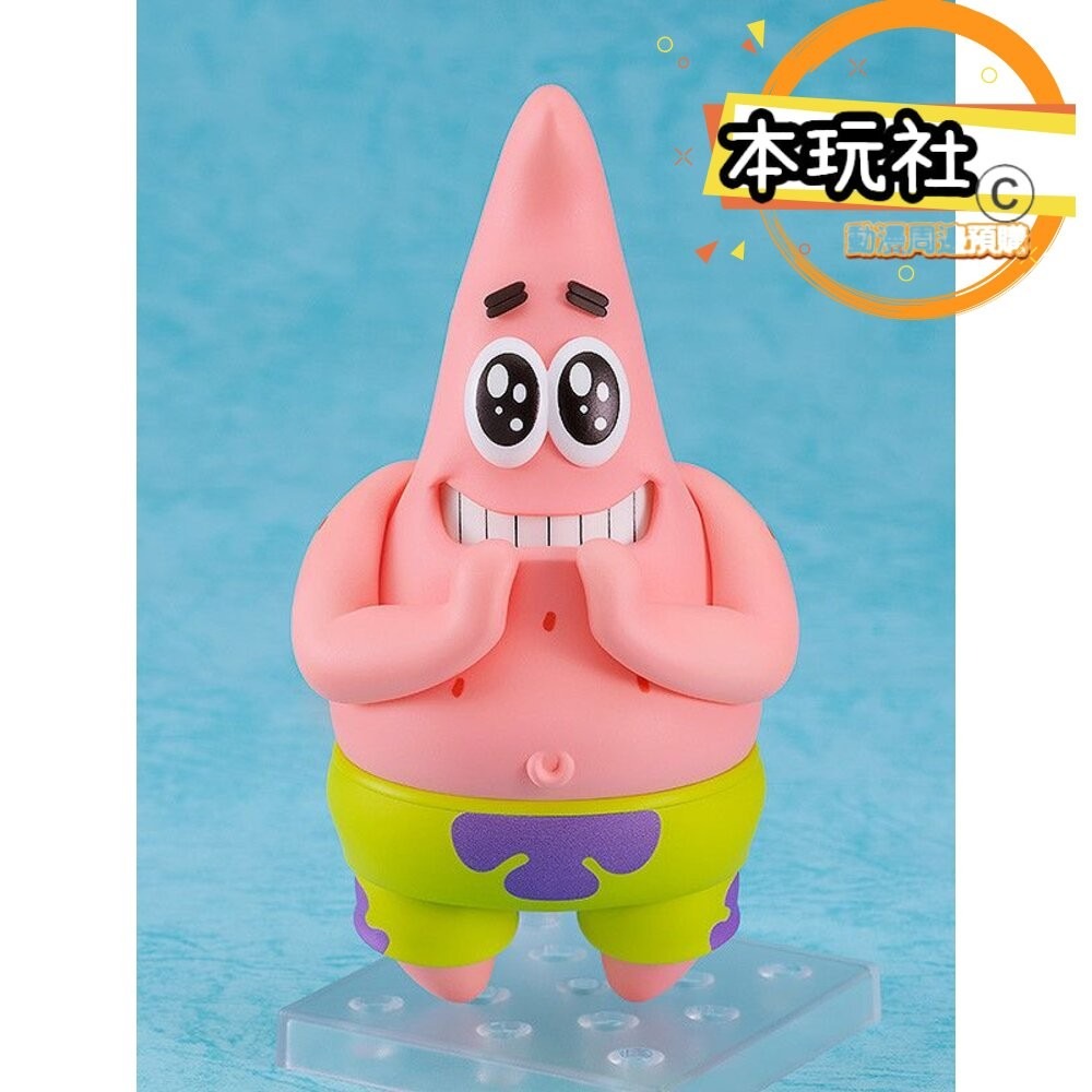 本玩社 現貨 日版 黏土人 派大星 全新 正版 GSC 2320 可動 Q版 海綿寶寶 公仔-細節圖2